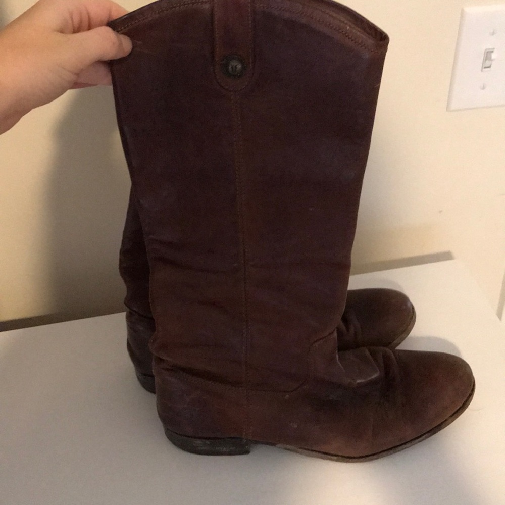 Frye Boots Melissa Button